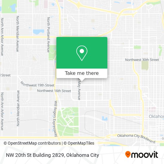NW 20th St Building 2829 map
