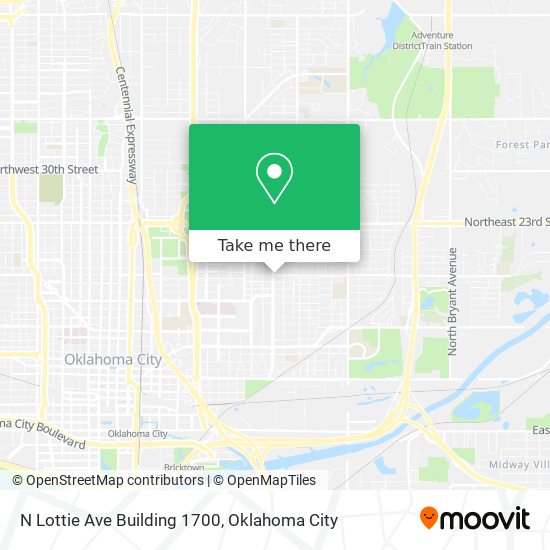 Mapa de N Lottie Ave Building 1700