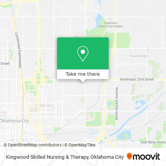 Mapa de Kingwood Skilled Nursing & Therapy