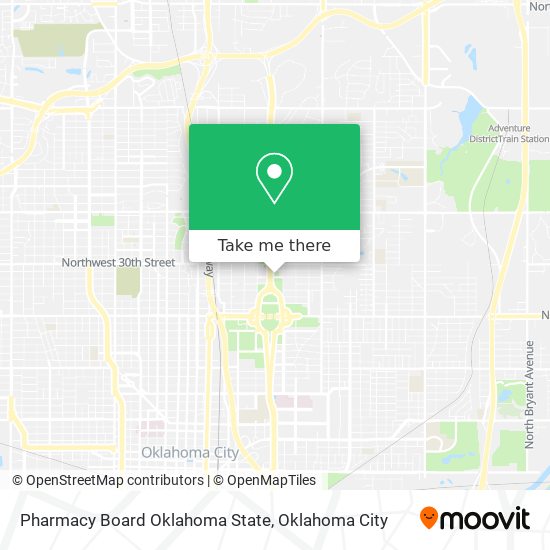 Mapa de Pharmacy Board Oklahoma State