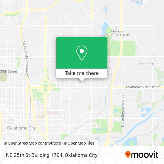 Mapa de NE 25th St Building 1704