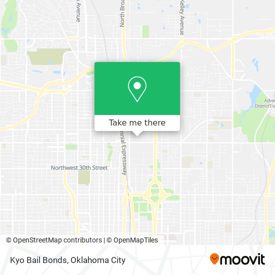 Kyo Bail Bonds map