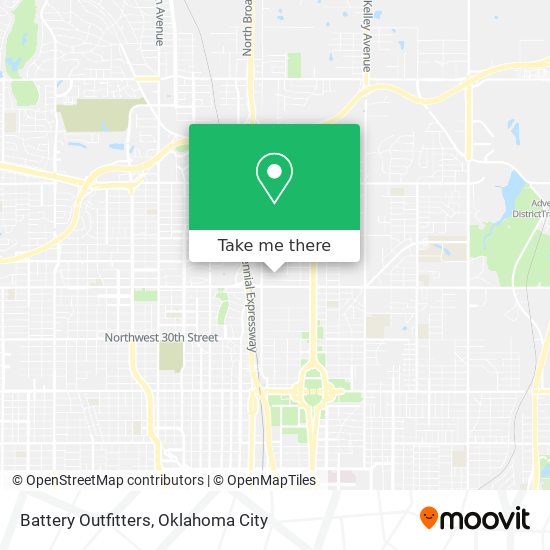Battery Outfitters map