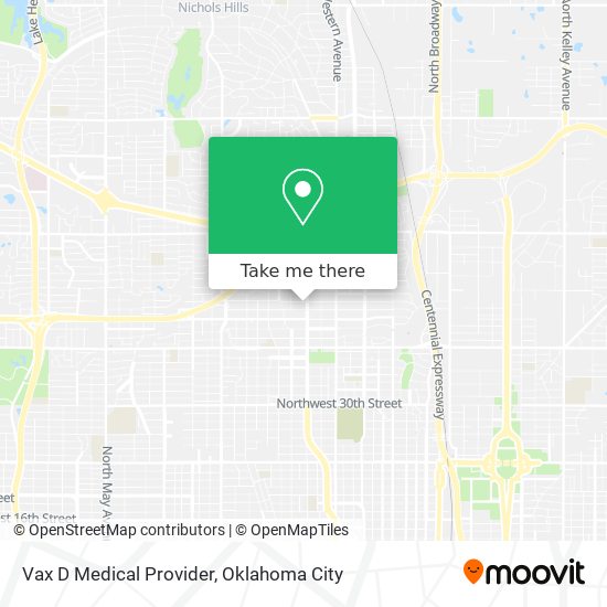 Vax D Medical Provider map