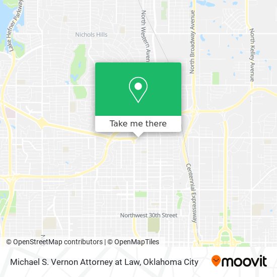 Mapa de Michael S. Vernon Attorney at Law