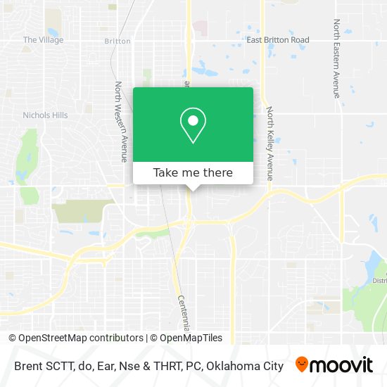Mapa de Brent SCTT, do, Ear, Nse & THRT, PC