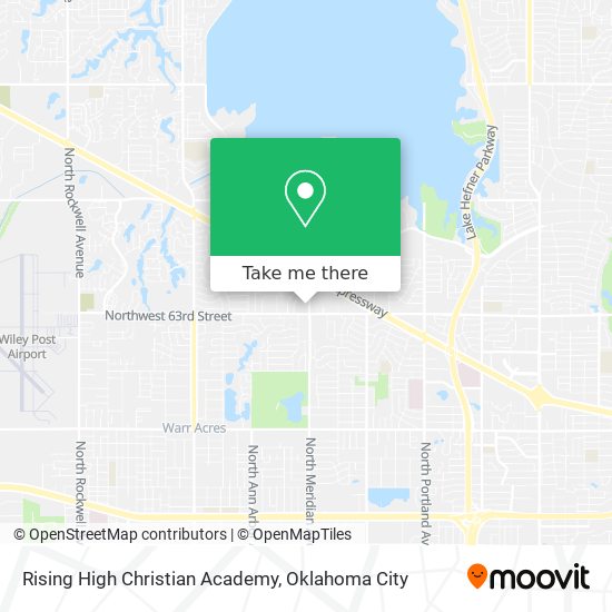 Rising High Christian Academy map