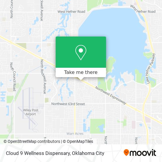 Cloud 9 Wellness Dispensary map
