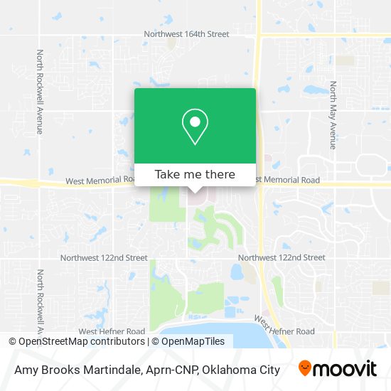 Amy Brooks Martindale, Aprn-CNP map