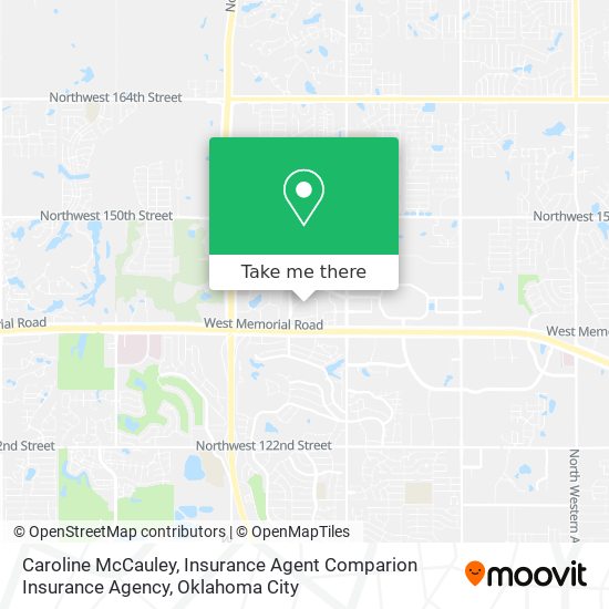 Caroline McCauley, Insurance Agent Comparion Insurance Agency map