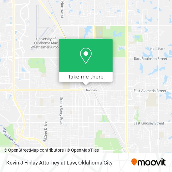 Mapa de Kevin J Finlay Attorney at Law