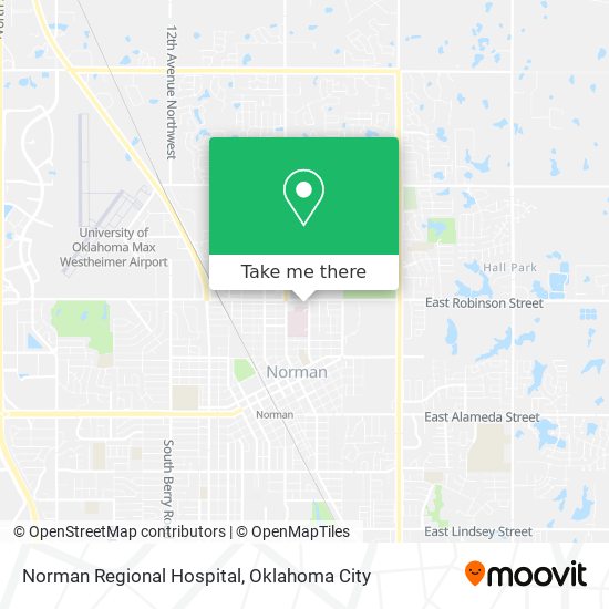 Norman Regional Hospital map