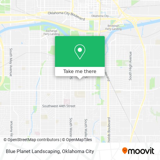 Blue Planet Landscaping map