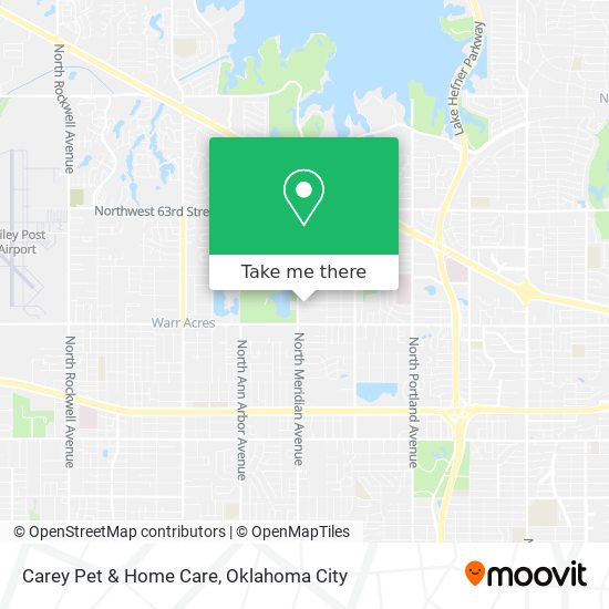 Carey Pet & Home Care map