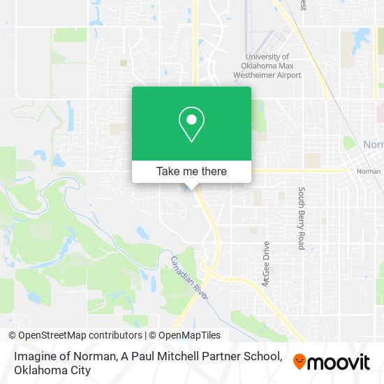 Imagine of Norman, A Paul Mitchell Partner School map