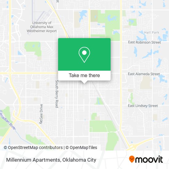 Mapa de Millennium Apartments