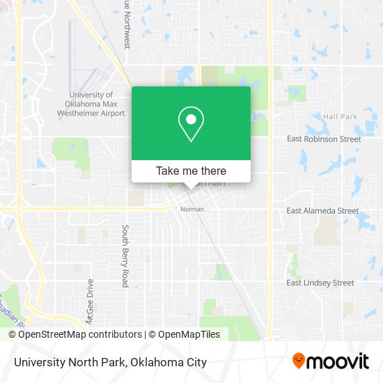 University North Park map