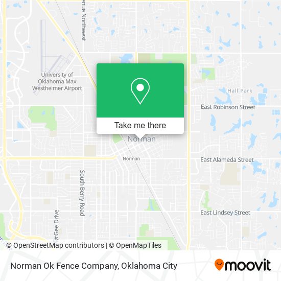 Norman Ok Fence Company map