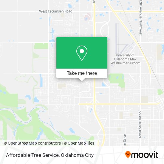 Affordable Tree Service map