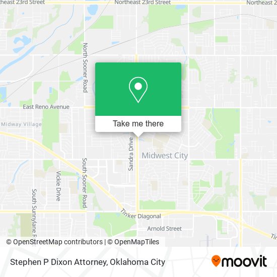 Mapa de Stephen P Dixon Attorney