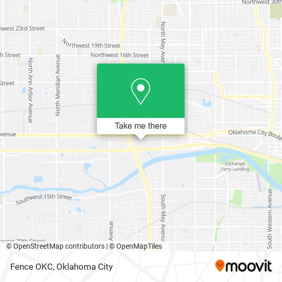 Fence OKC map