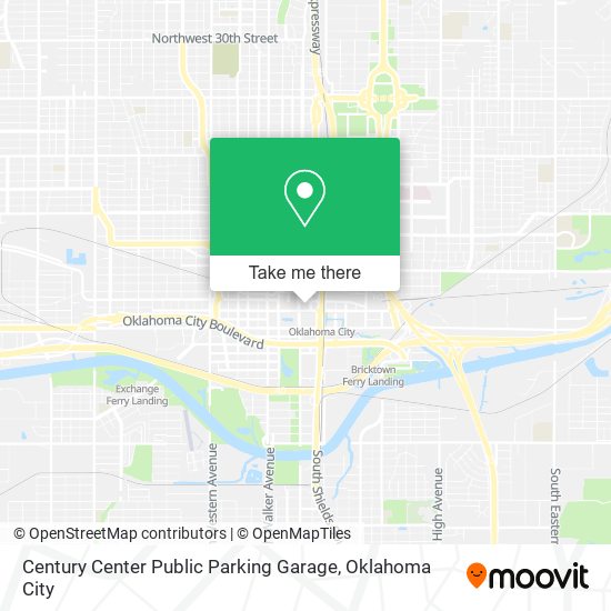 Century Center Public Parking Garage map