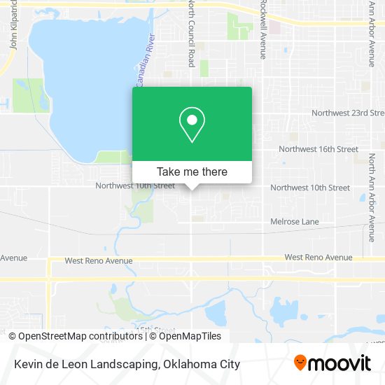 Kevin de Leon Landscaping map