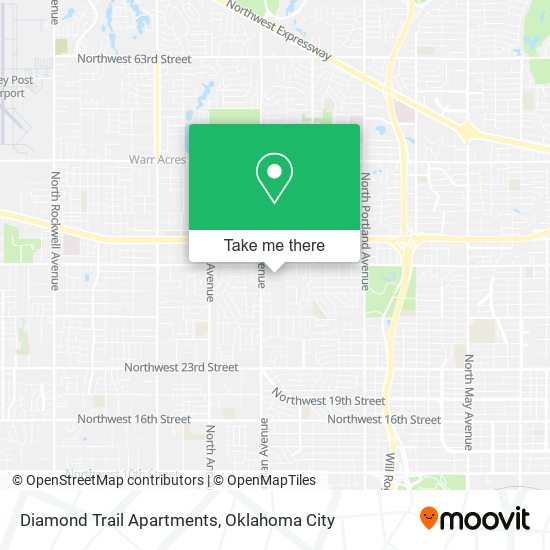 Diamond Trail Apartments map
