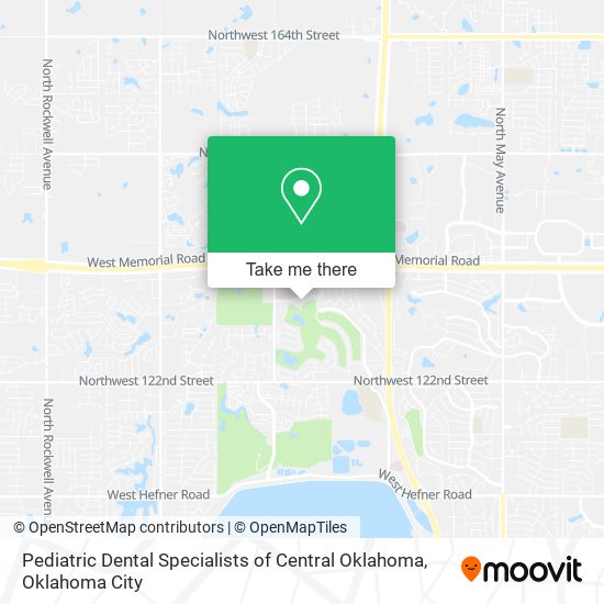 Pediatric Dental Specialists of Central Oklahoma map