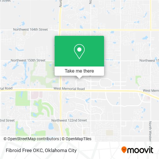 Fibroid Free OKC map