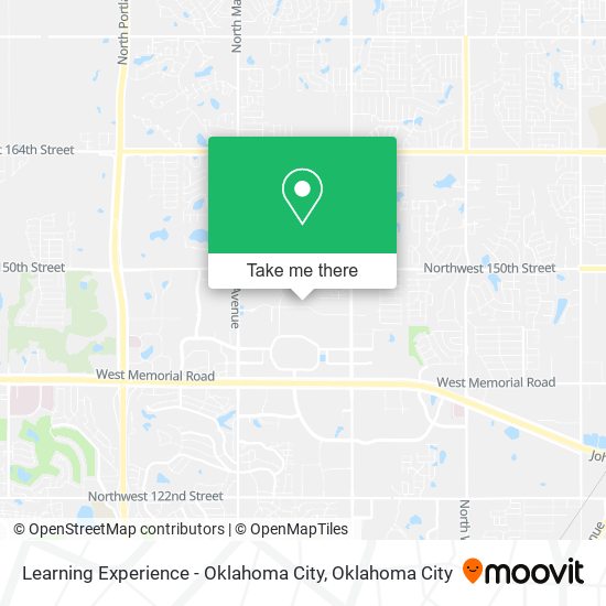 Learning Experience - Oklahoma City map