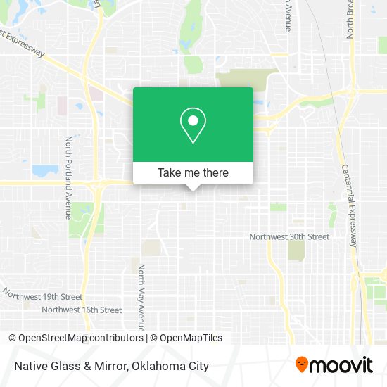 Native Glass & Mirror map