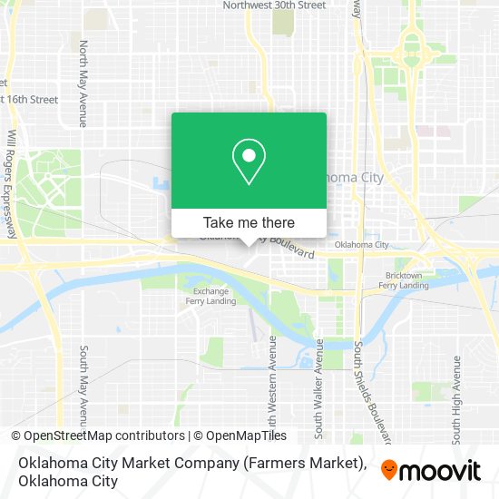 Oklahoma City Market Company (Farmers Market) map
