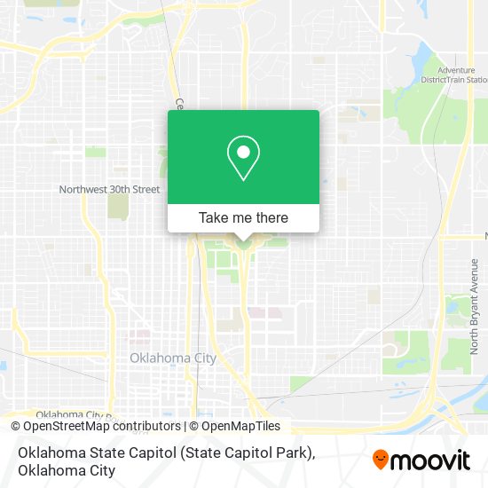 Oklahoma State Capitol (State Capitol Park) map