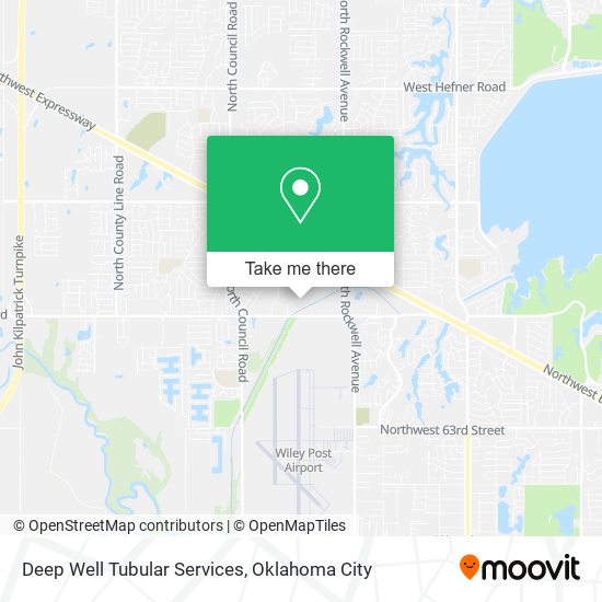 Deep Well Tubular Services map