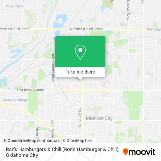 Ron's Hamburgers & Chili map