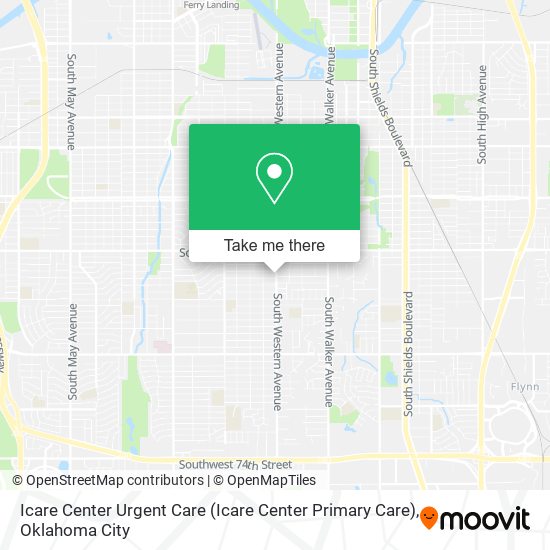 Mapa de Icare Center Urgent Care