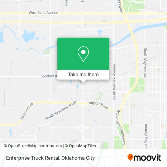 Enterprise Truck Rental map