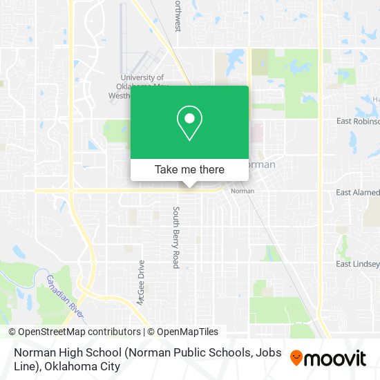 Norman High School (Norman Public Schools, Jobs Line) map