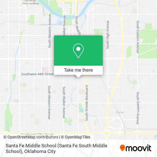Mapa de Santa Fe Middle School