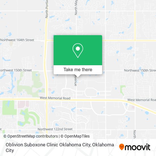 Oblivion Suboxone Clinic Oklahoma City map