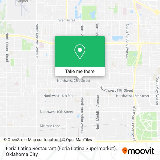 Feria Latina Restaurant (Feria Latina Supermarket) map