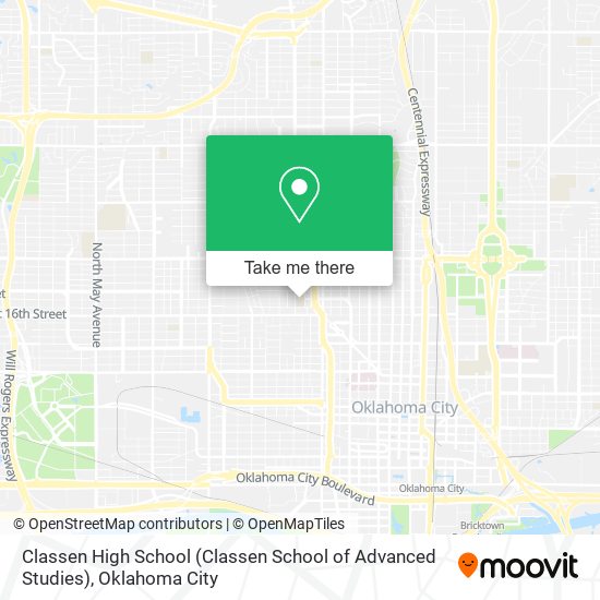 Classen High School (Classen School of Advanced Studies) map