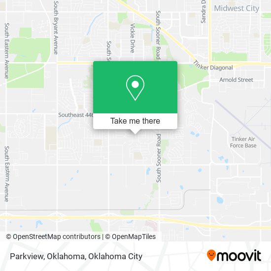 Parkview, Oklahoma map
