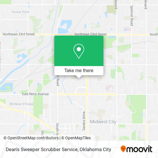 Mapa de Dean's Sweeper Scrubber Service