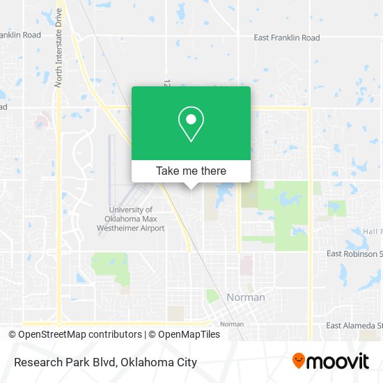Research Park Blvd map