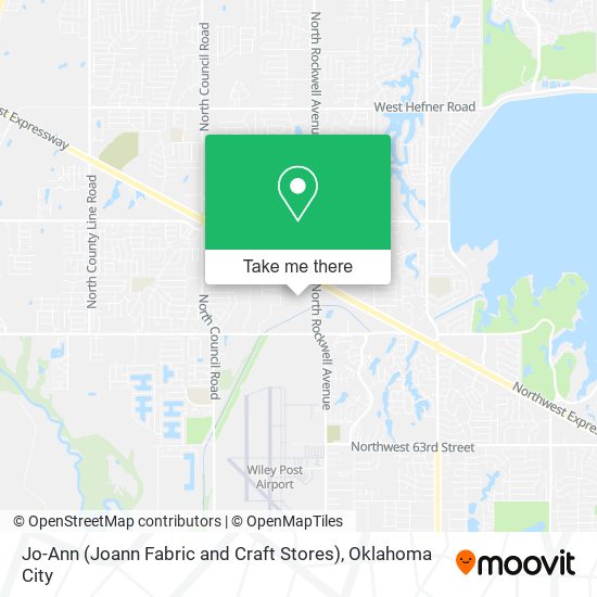 Jo-Ann (Joann Fabric and Craft Stores) map
