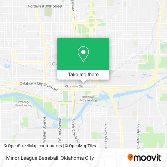 Mapa de Minor League Baseball