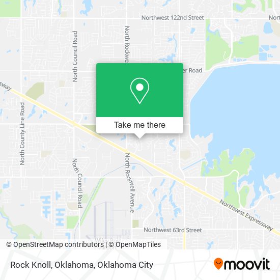 Rock Knoll, Oklahoma map