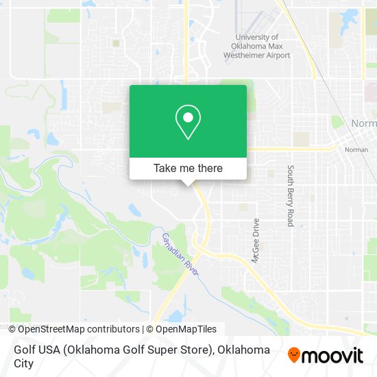 Golf USA (Oklahoma Golf Super Store) map